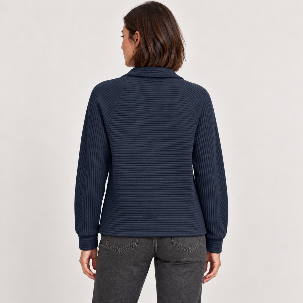 Abigail | Zip Up Knit Sweater