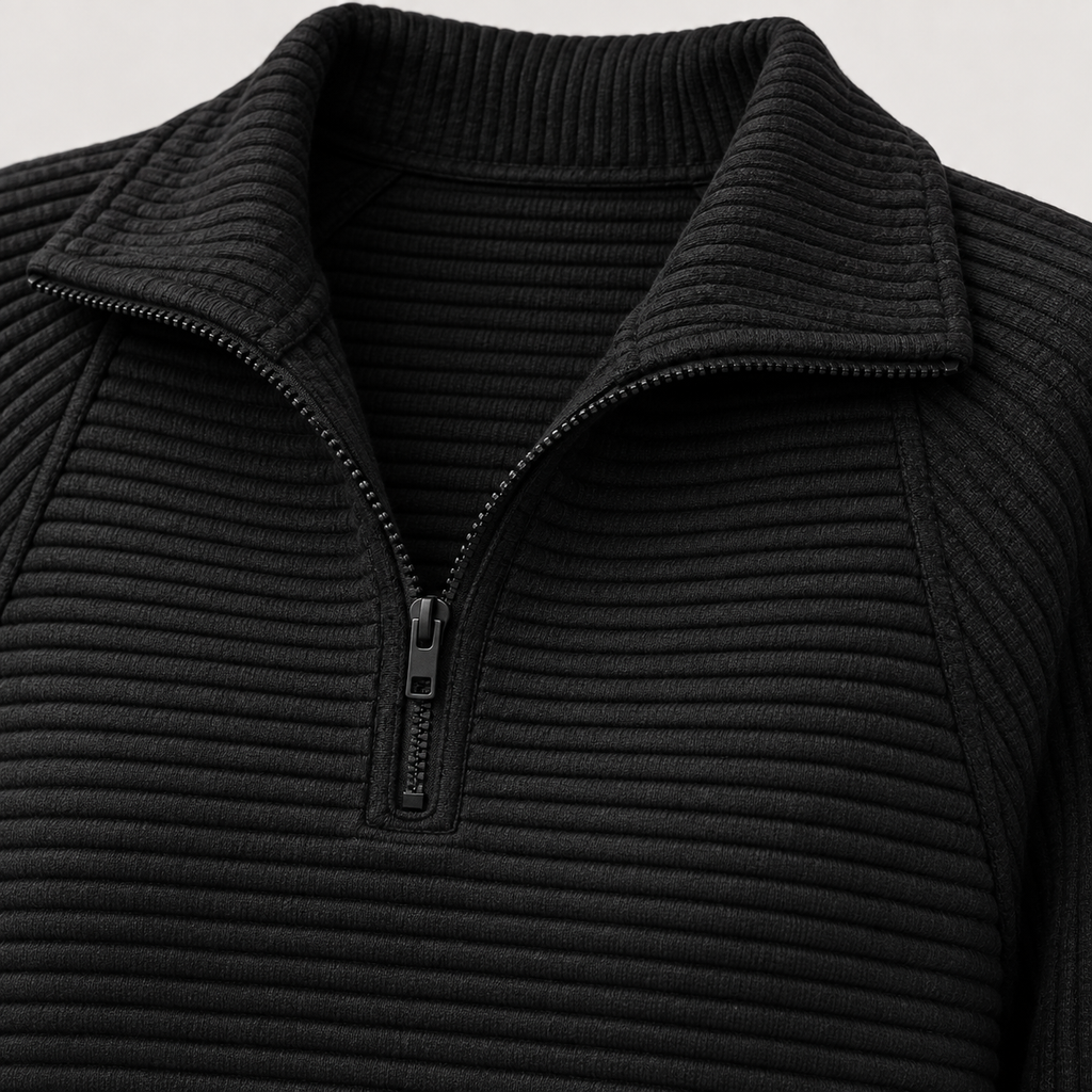 Abigail | Zip Up Knit Sweater