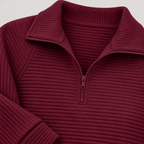 Abigail | Zip Up Knit Sweater