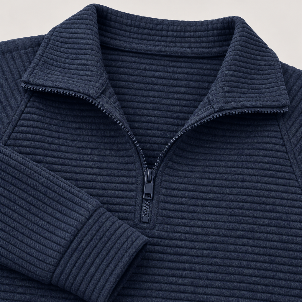 Abigail | Zip Up Knit Sweater