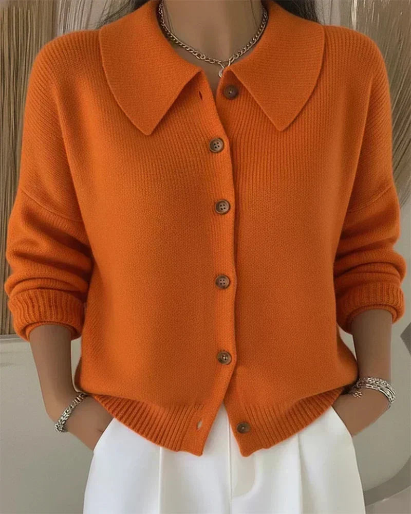 Vespera™ | Button Collar Cardigan