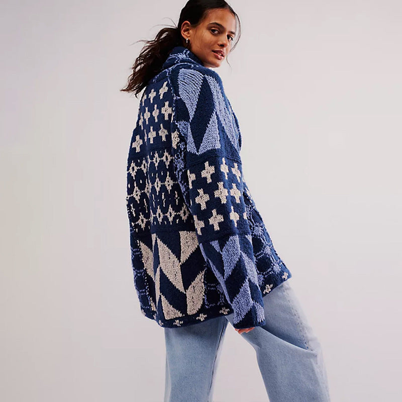 PORTIA™ - Vintage Oversized Cardigan