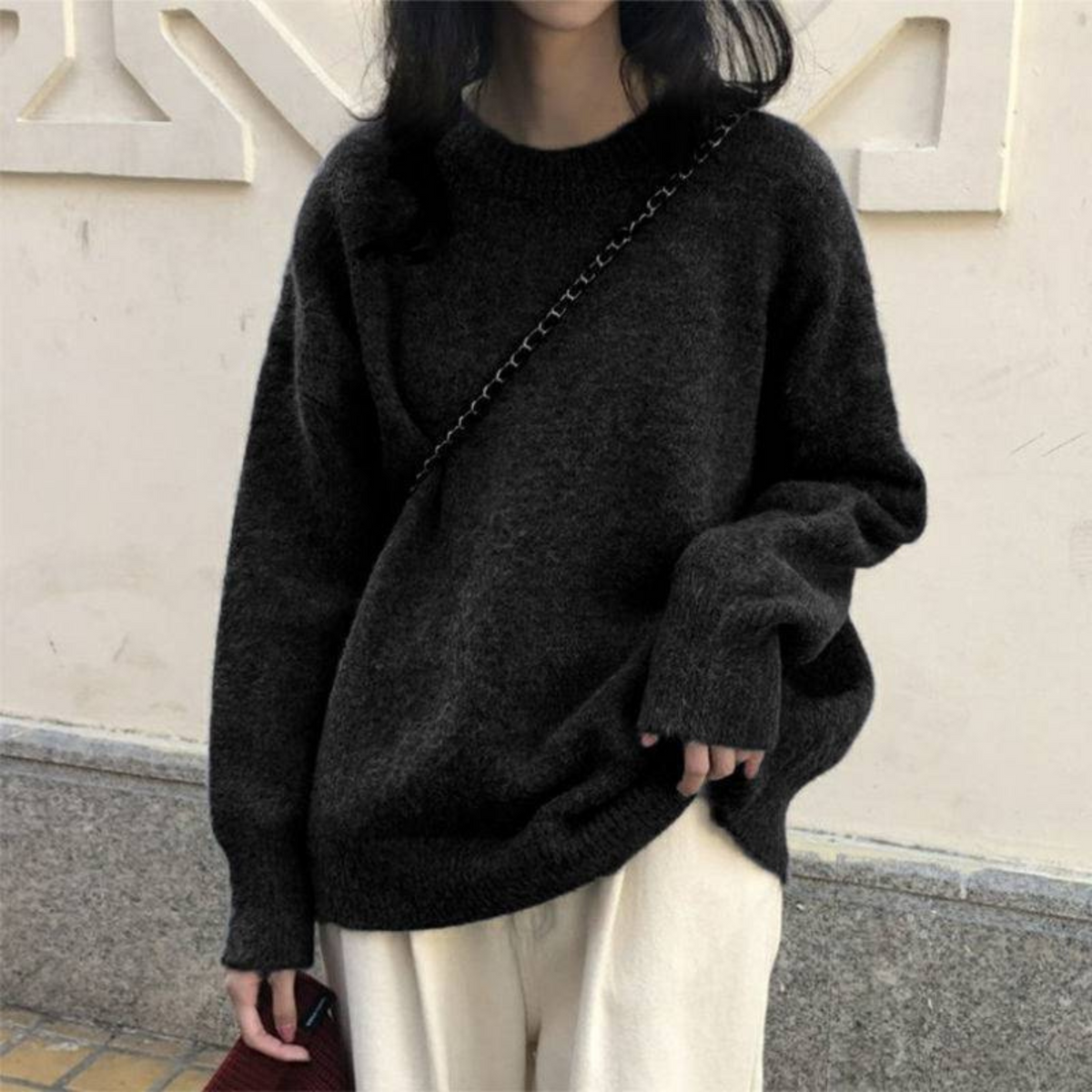 MIOLA™ - Casual Long Sleeve Round Neck Sweater