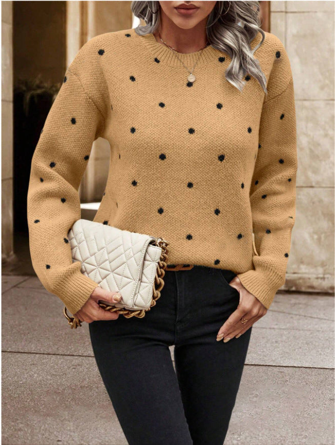 MAEVE™- Polka Dot Sweater