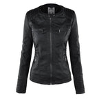 Women’s Hooded Zip-Front Moto-Style Jacket