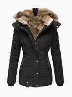 Margery | Hooded Quilted Zip-Front Jacket