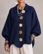 Elara | Oversized Button Knit Sweater