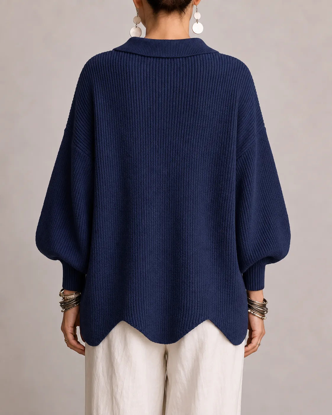 Elara | Oversized Button Knit Sweater
