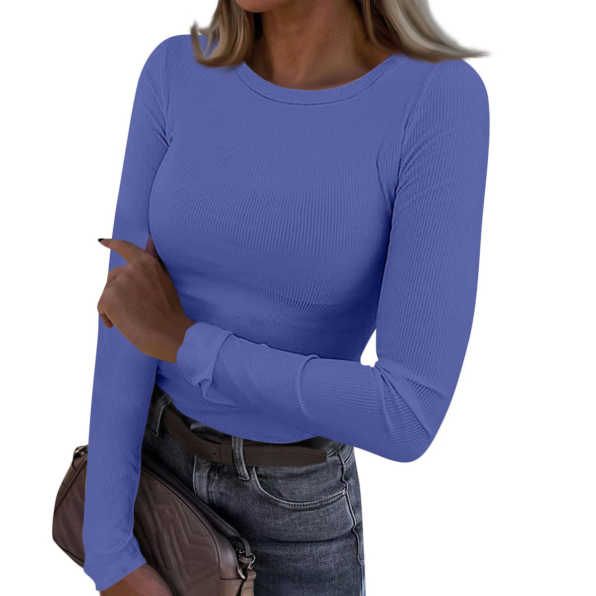 RESLEY™ - Casual Summer Crewneck Rib Fit Top