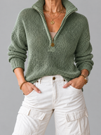 Monica | Half-Zipper Sweater