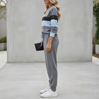 Nakia | Striped Tracksuit Set