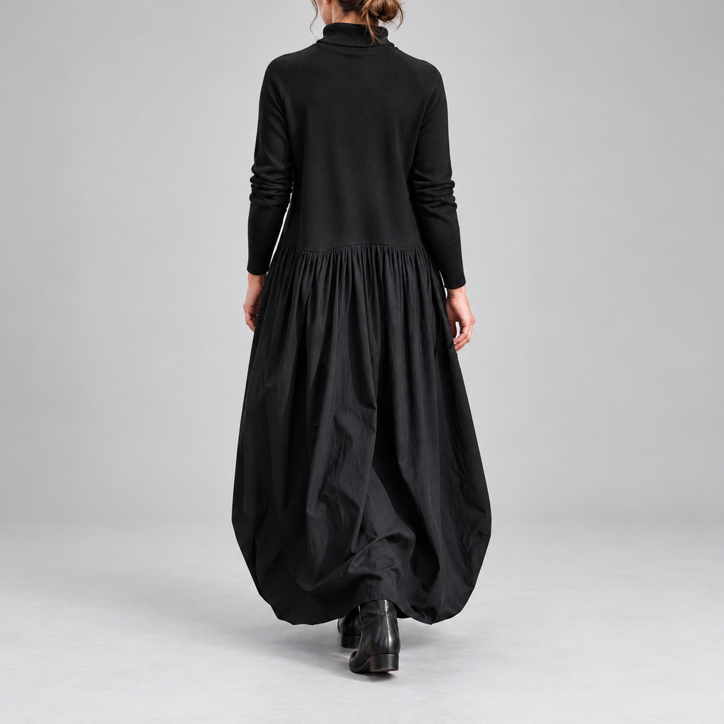 Odette - Turtleneck Maxi Dress