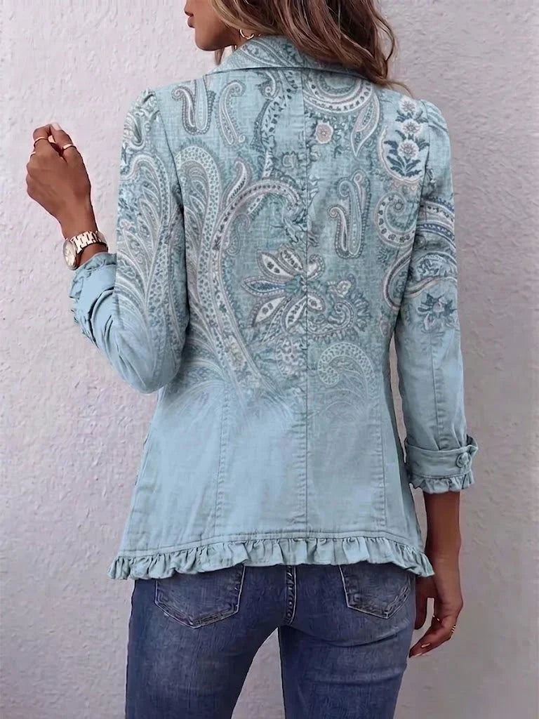 Lois | Boho Ruffled Jacket