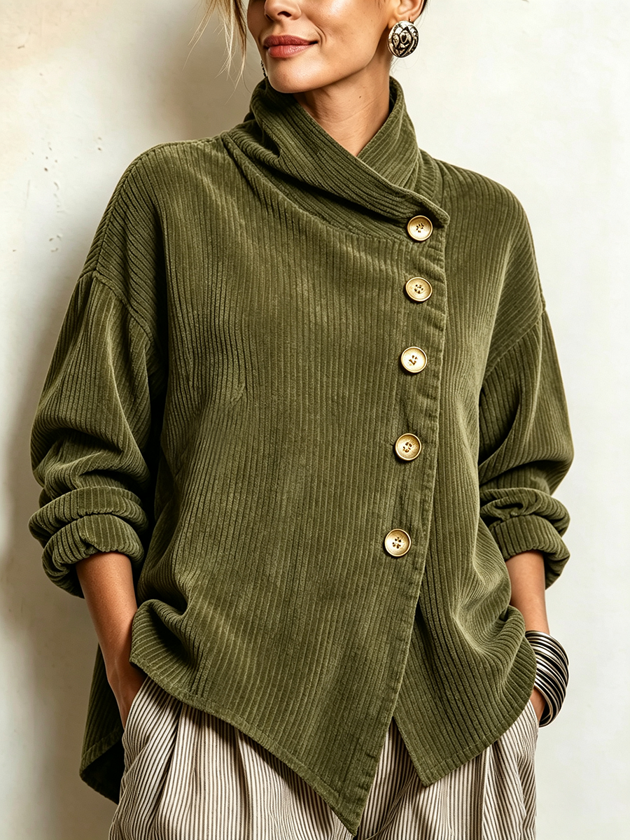 Colette | Ribbed Velvet Sweater
