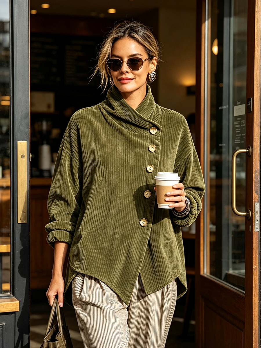 Colette | Ribbed Velvet Sweater